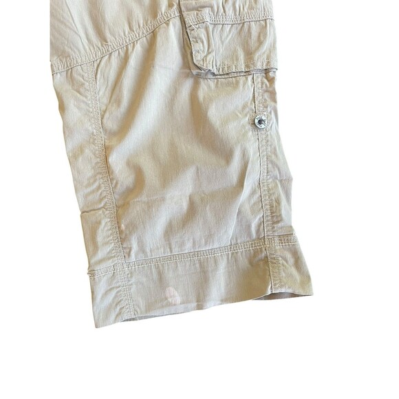 Kuhl Kontra Shorts Womens Khaki Size 6 Capri‎ Cargo Stretch Hiking Roll Up Hem - Picture 5 of 14